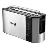 Fagor Bigtoast Steel 6 2 rebanada s  1000 W Negro  Acero inoxidable
