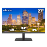 NILOX MONITOR 27 IPS 120 HZ HDMI Y DP   27" LCD IPS Full HD HDMI