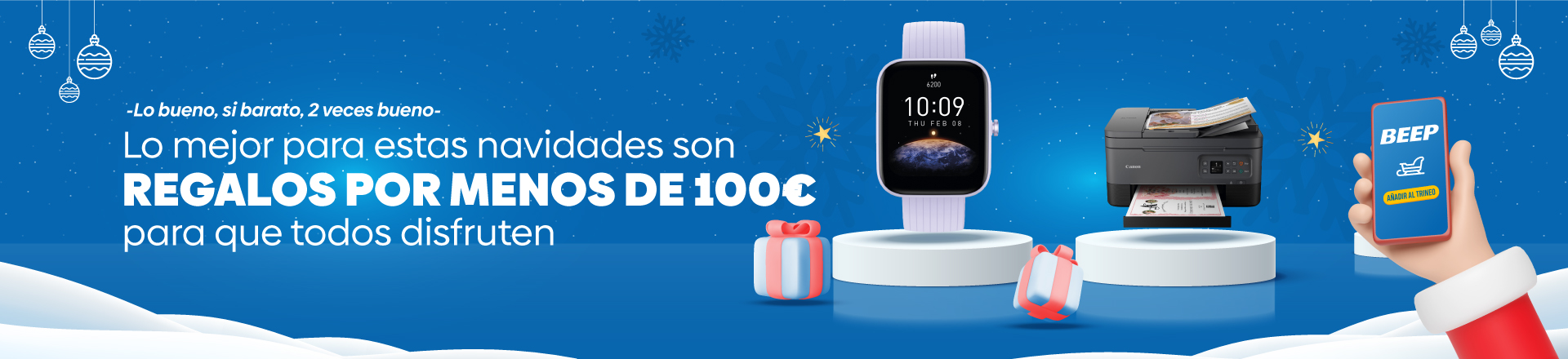 Regalos por menos de 100 euros
